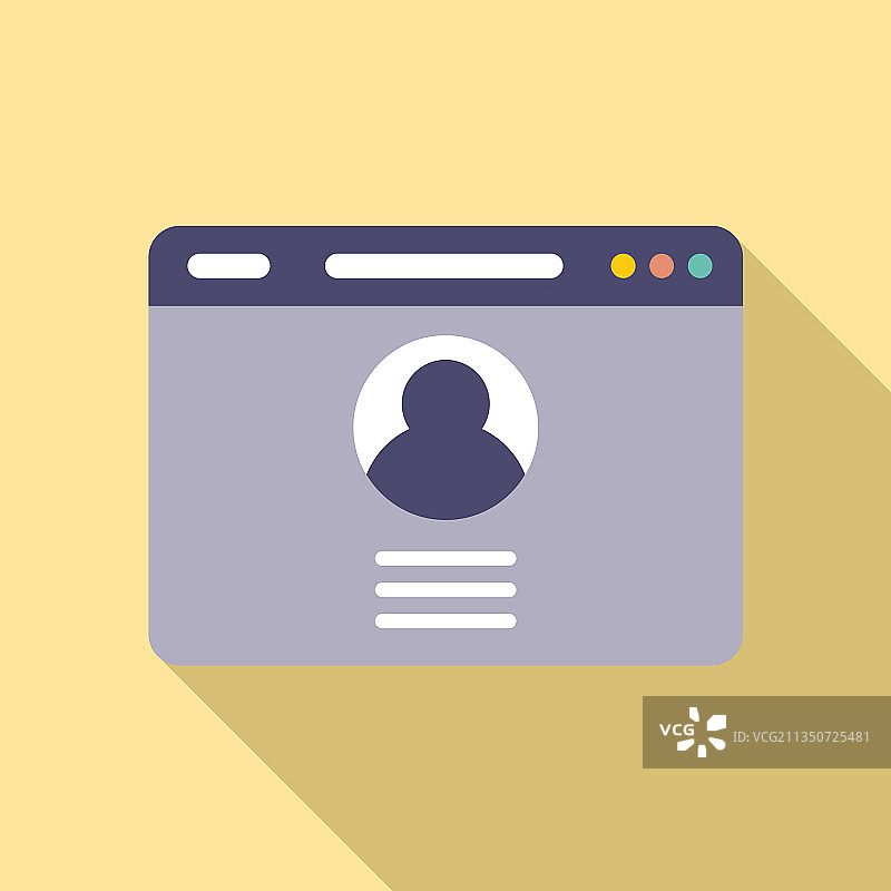 浏览器搜索图标扁平窗口电脑图片素材