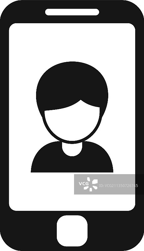 智能手机直播视频图标图片素材