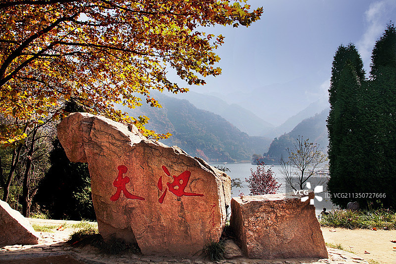 陕西西安翠华山自然风光图片素材