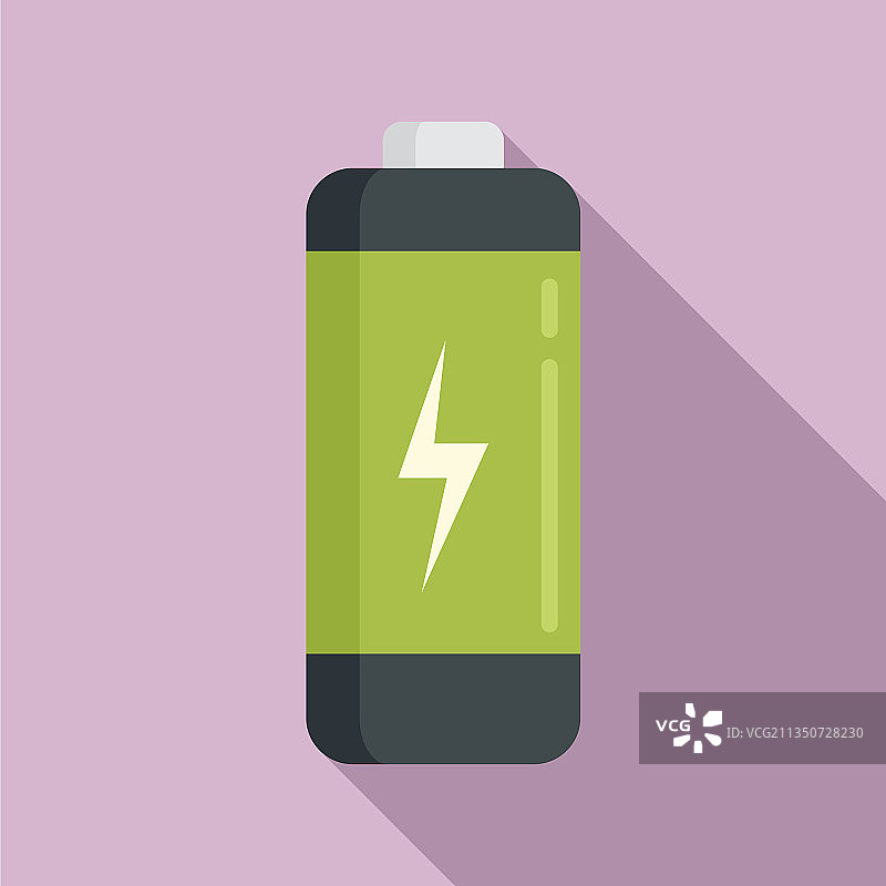 手机电池电量扁平图标图片素材