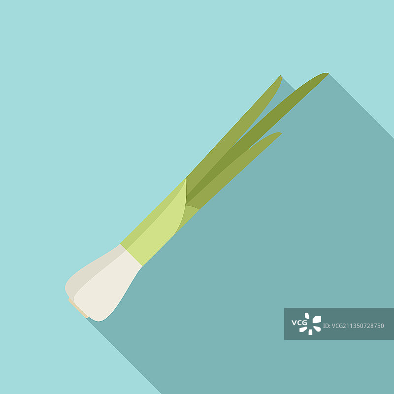 细香葱图标扁平新鲜洋葱图片素材