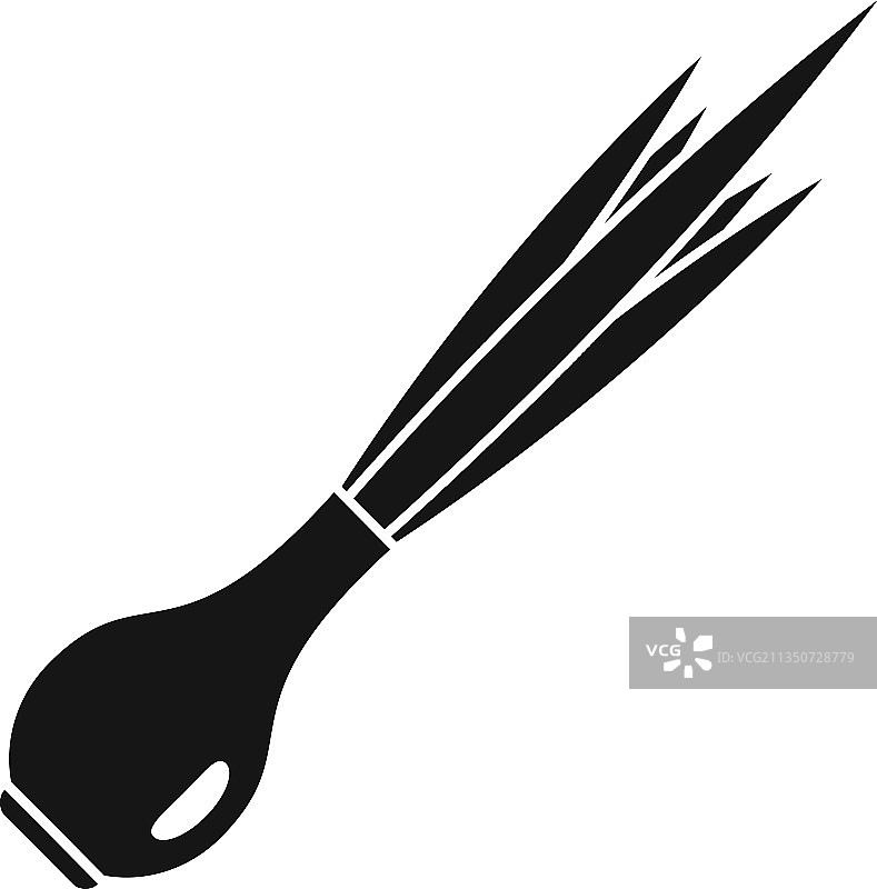 新鲜细香葱图标，简约洋葱草本图片素材