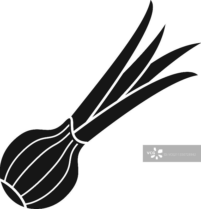 细香葱蔬菜图标，中式草本图片素材