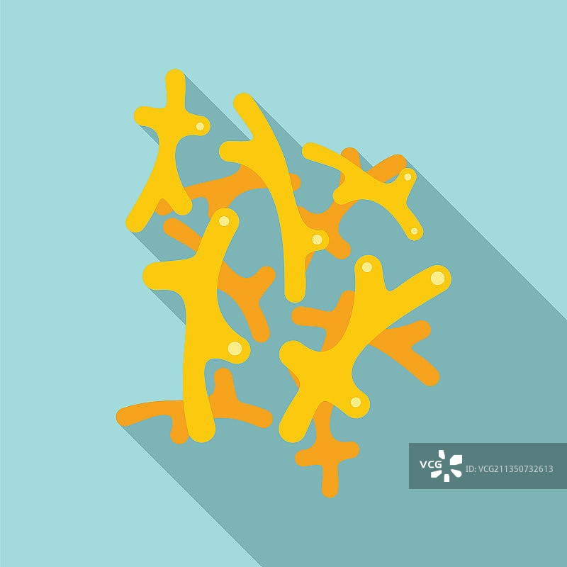 细菌图标扁平肠道益生菌图片素材