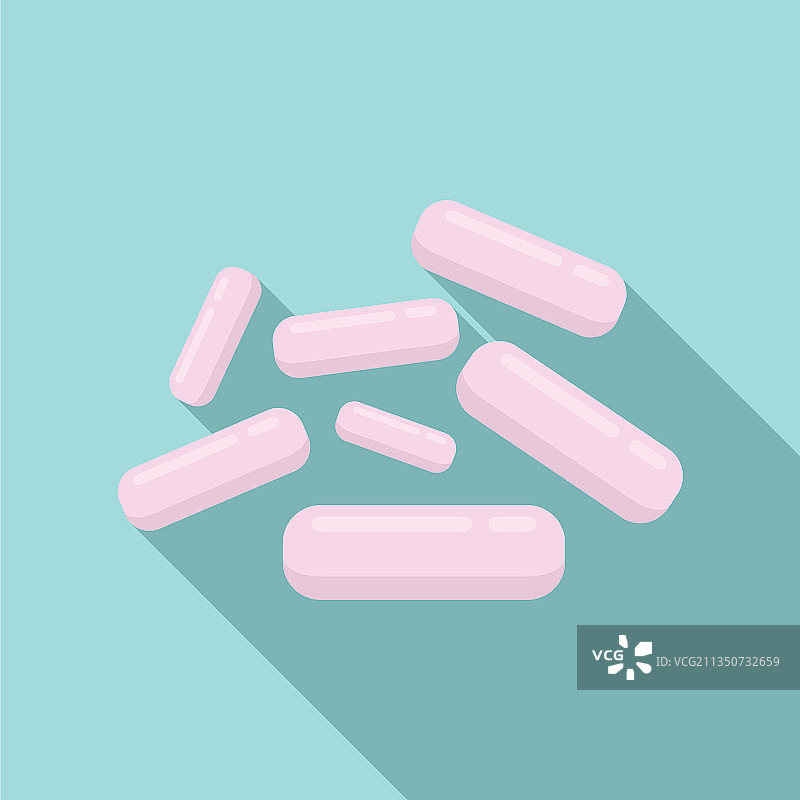 链球菌益生菌扁平细菌图标图片素材