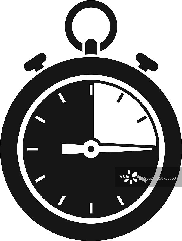 简约秒表图标图片素材