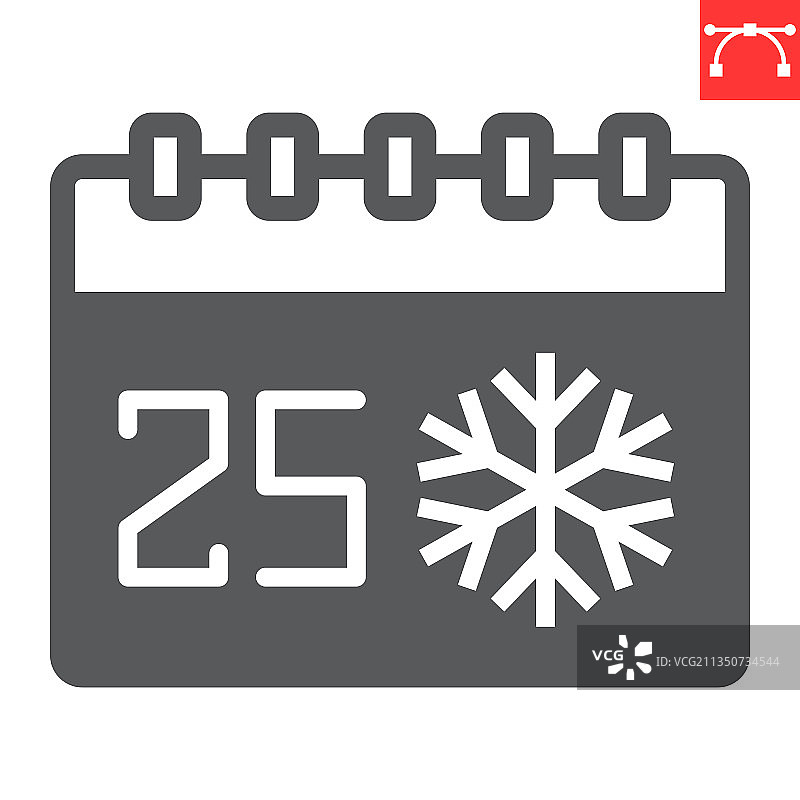 圣诞日历标志图标图片素材