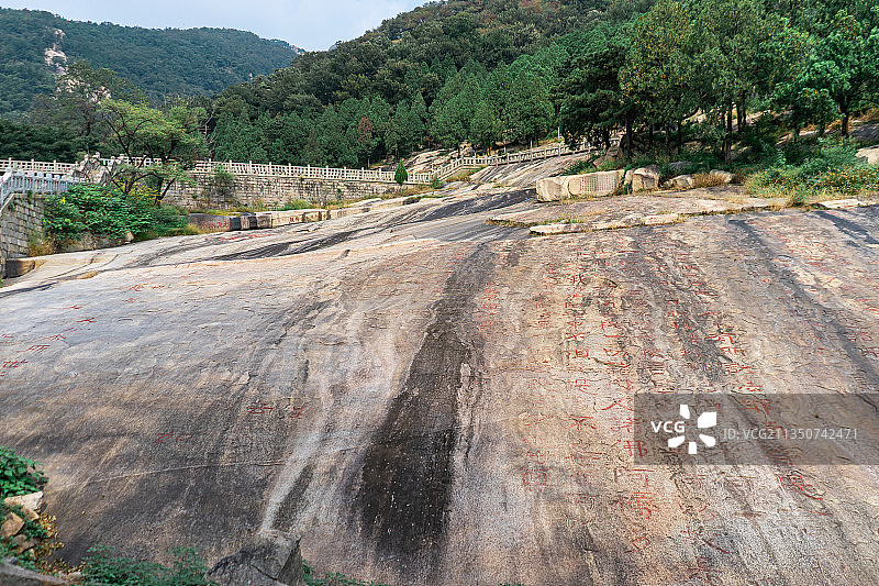 泰山经石峪图片素材