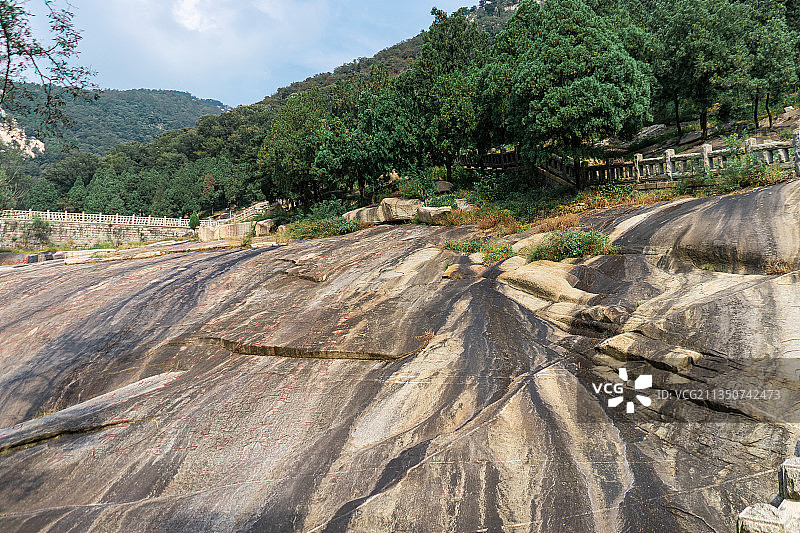 泰山经石峪图片素材