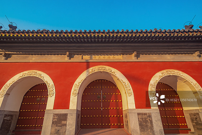 北京白塔寺山门图片素材