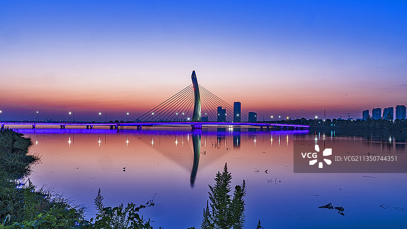 西太湖夜色图片素材