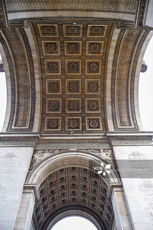 法国巴黎凯旋门图片素材