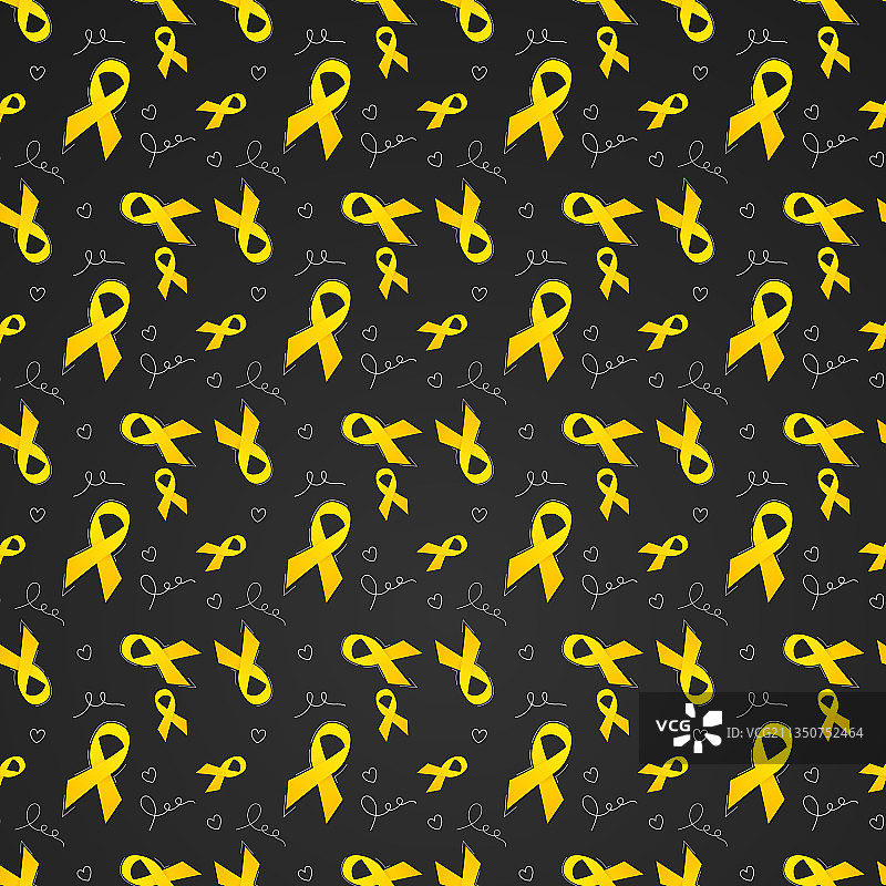 黄色九月无缝图案图像图片素材