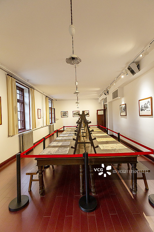 北京大学红楼（中国共产党早期北京革命活动旧址）——第二阅览室图片素材