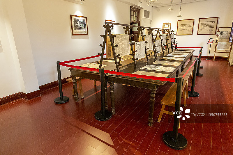 北京大学红楼（中国共产党早期北京革命活动旧址）——第二阅览室图片素材