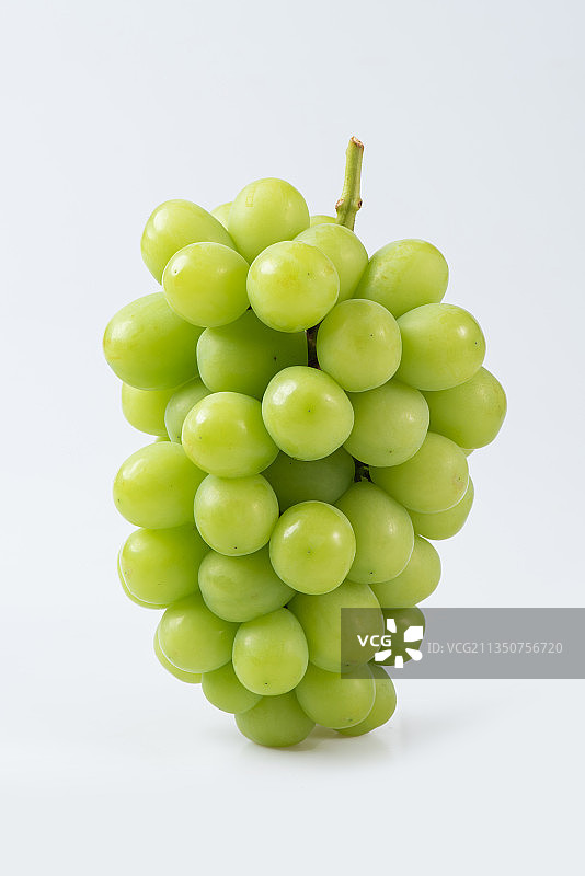 新鲜水果晴王阳光玫瑰绿葡萄图片素材