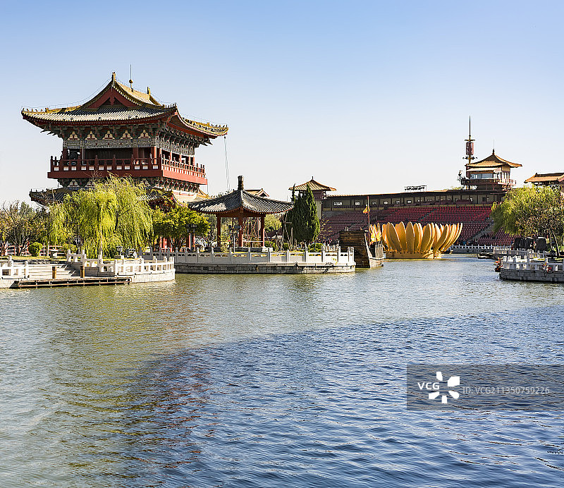 河南省开封市清明上河园图片素材