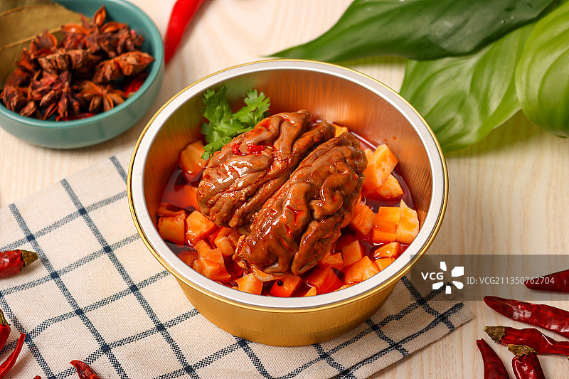 卤味脑花图片素材