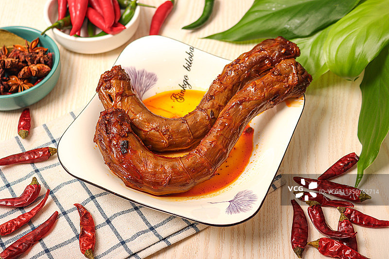 卤味鸭脖图片素材