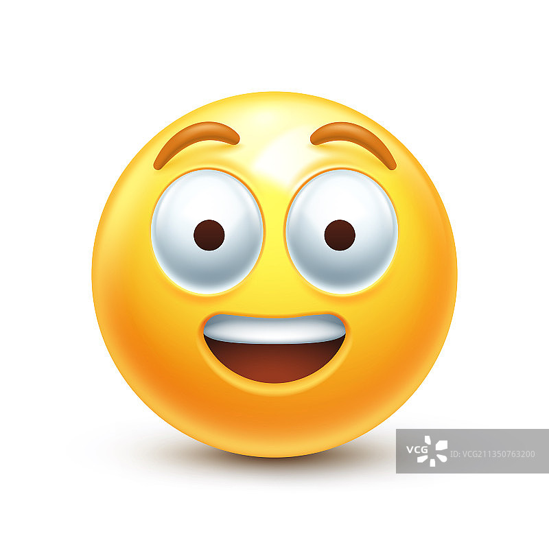 惊讶表情符号图片素材