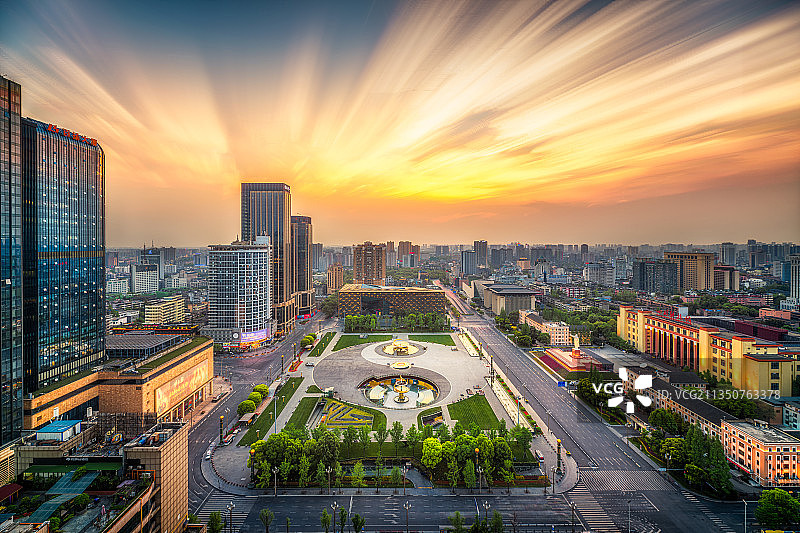 光耀天府图片素材