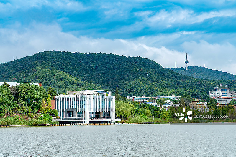 长沙岳麓山后湖国际艺术园风光一瞥图片素材