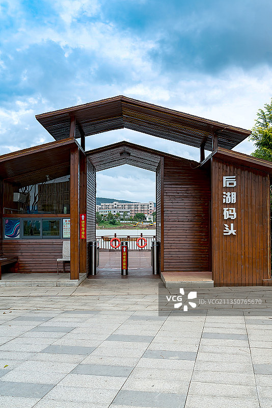 长沙岳麓山后湖国际艺术园风光一瞥图片素材