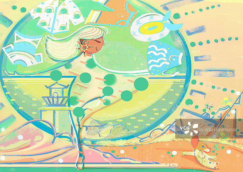 又是元气满满的一天图片素材