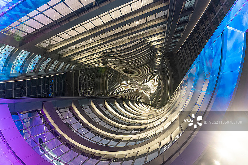 北京丽泽SOHO内部结构图片素材