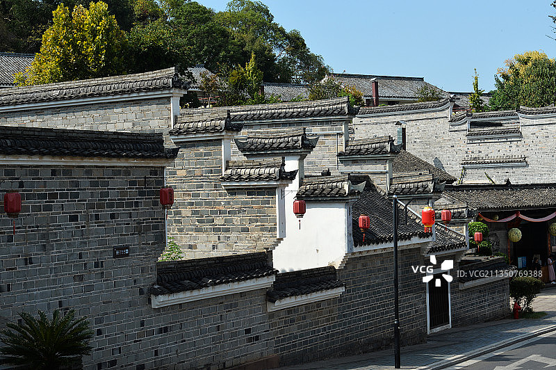 江西，赣州，客家大院。图片素材