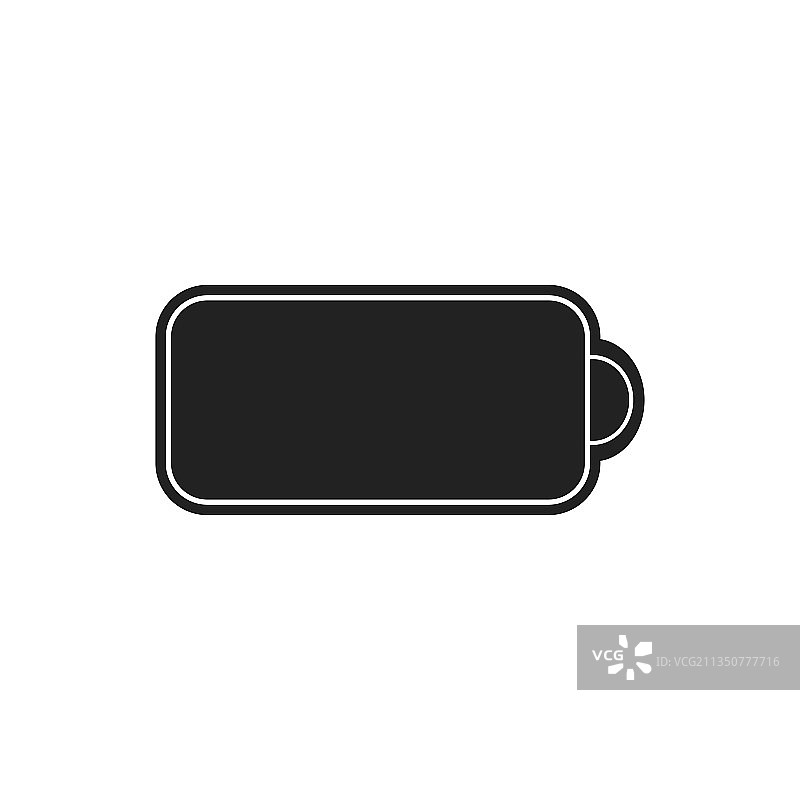 白色空白电池图标素材图片素材