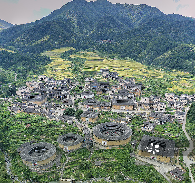 土楼沟振福楼图片素材