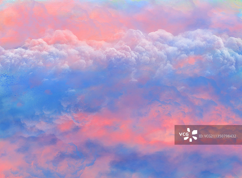 云背景插图图片素材