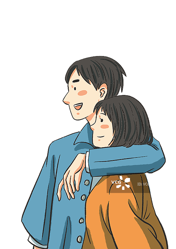 小情侣图片素材