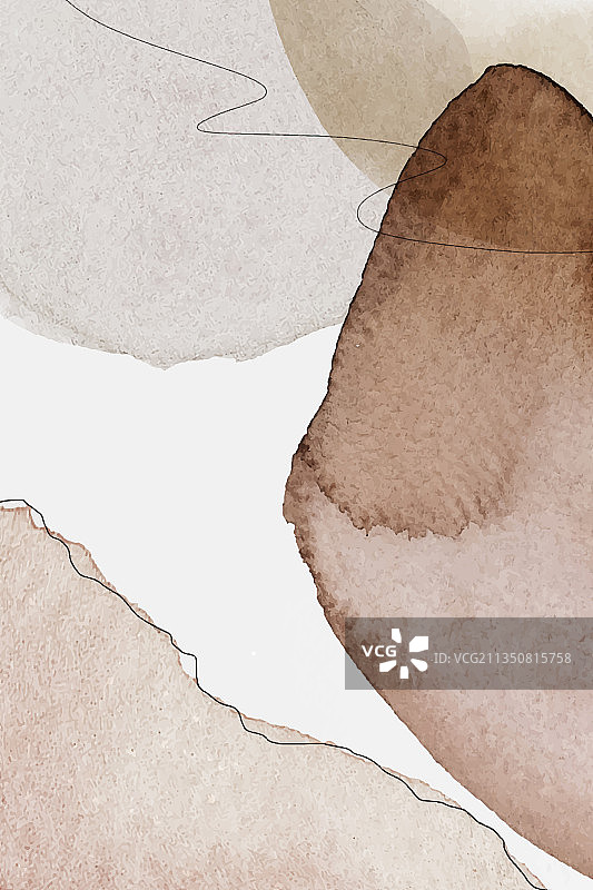 大地色抽象图案社交媒体模板图片素材