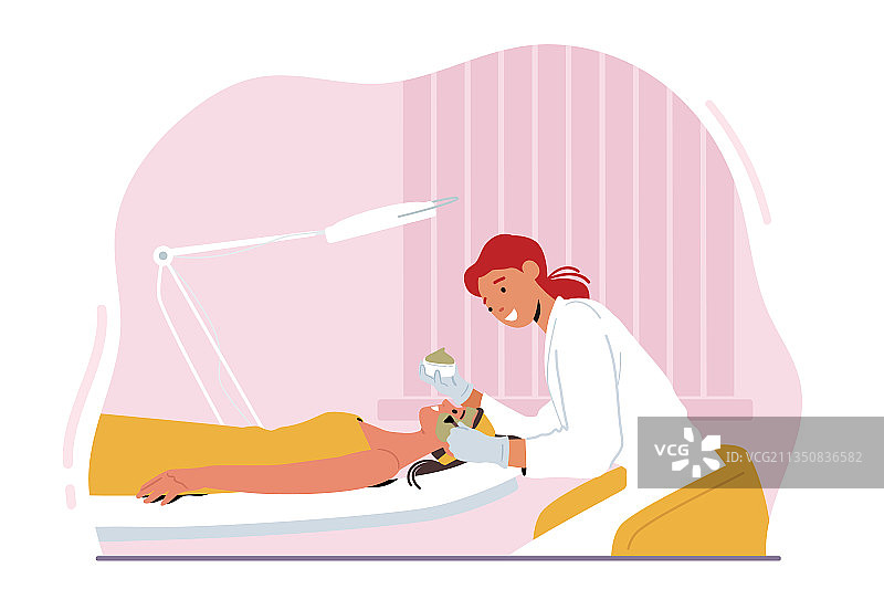 美容护肤或健康女性人物图片素材