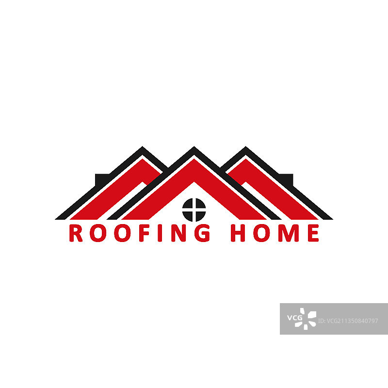 房地产简约房屋屋顶标志图片素材