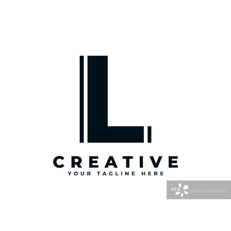 创意字母L标志设计图片素材