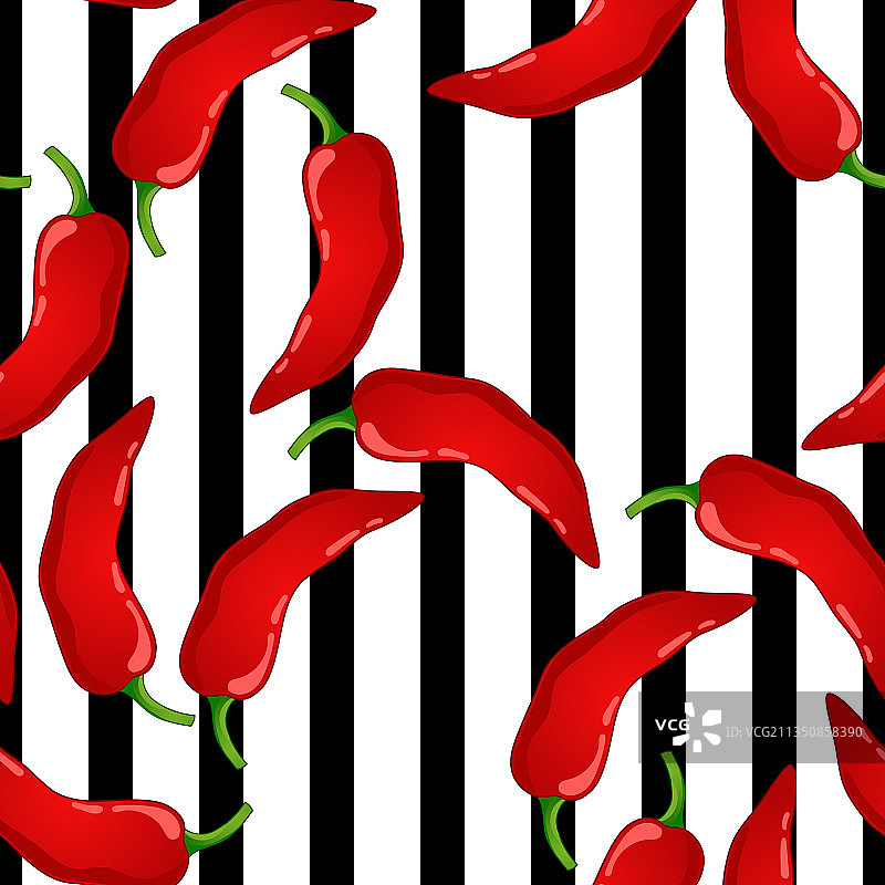 辣椒无缝图案图片素材