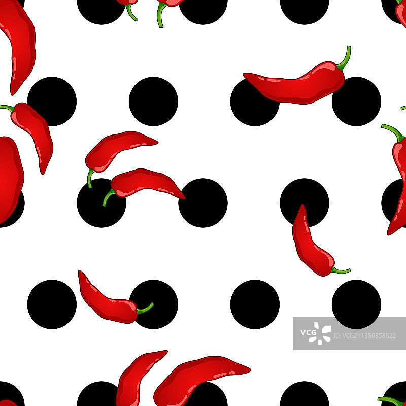 辣椒无缝图案图片素材