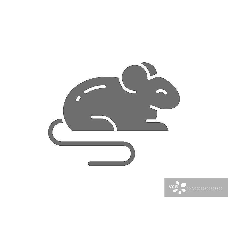 鼠鼠鼠鼠宠物动物灰色图标图片素材