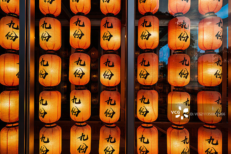 长串灯笼图片素材