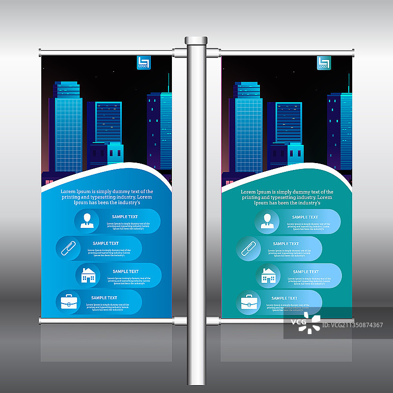 立式banner设计模板图片素材