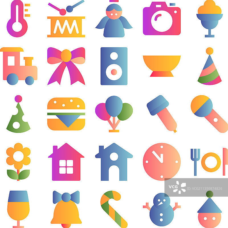 圣诞节和复活节图片素材