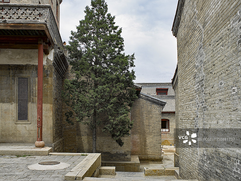 山西省忻州市定襄县河边镇阎锡山故居图片素材