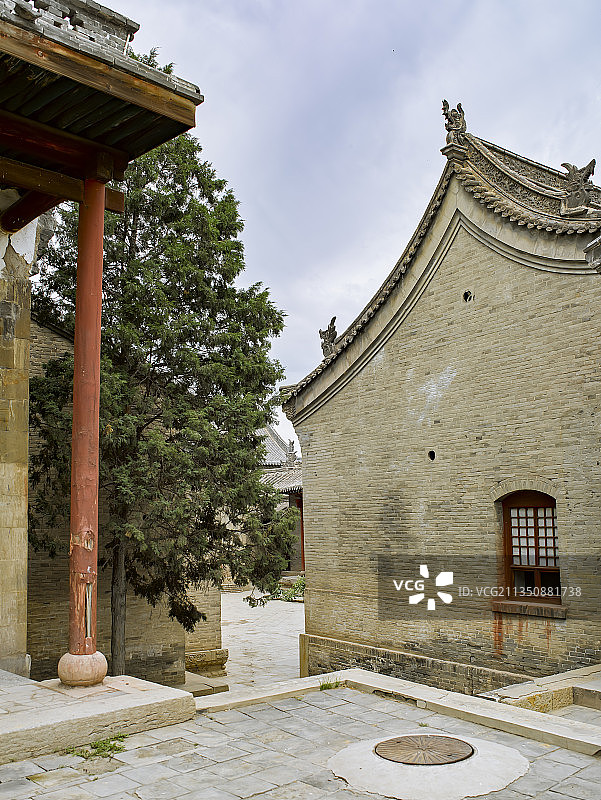 山西省忻州市定襄县河边镇阎锡山故居图片素材