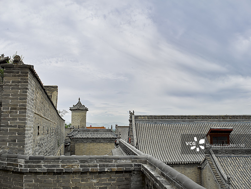 山西省忻州市定襄县河边镇阎锡山故居图片素材