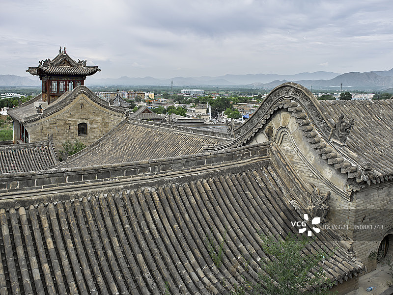 山西省忻州市定襄县河边镇阎锡山故居图片素材
