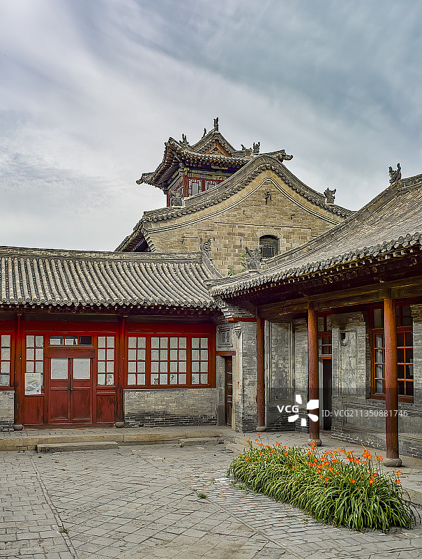 山西省忻州市定襄县河边镇阎锡山故居图片素材