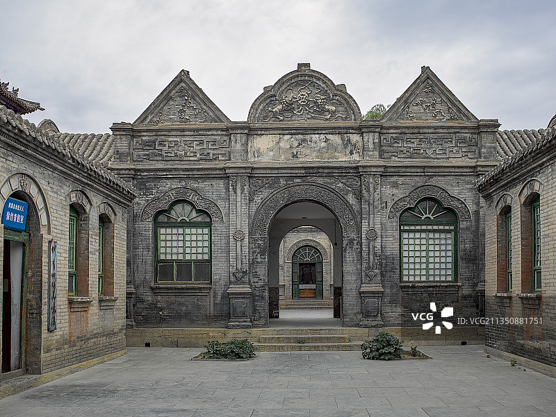 山西省忻州市定襄县河边镇阎锡山故居图片素材